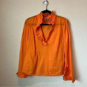 Tory Burch Ruffle Collar Blouse